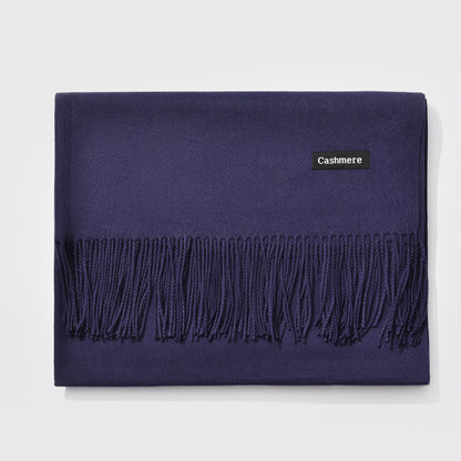 And Winter New Ladies Shawl Monochrome Cashmere Variety Warm Classic Scarf Scarf Scarf Limorista