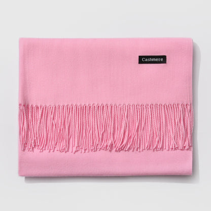 And Winter New Ladies Shawl Monochrome Cashmere Variety Warm Classic Scarf Scarf Scarf Limorista