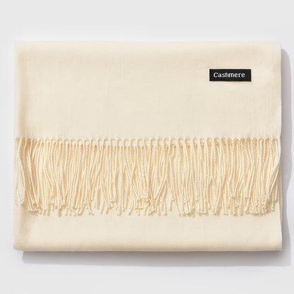 And Winter New Ladies Shawl Monochrome Cashmere Variety Warm Classic Scarf Scarf Scarf Limorista