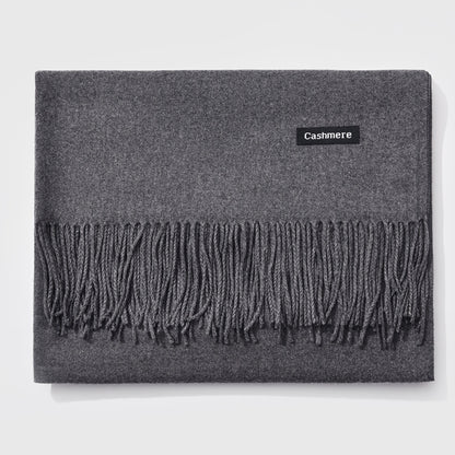 And Winter New Ladies Shawl Monochrome Cashmere Variety Warm Classic Scarf Scarf Scarf Limorista
