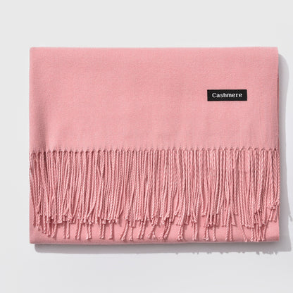 And Winter New Ladies Shawl Monochrome Cashmere Variety Warm Classic Scarf Scarf Scarf Limorista