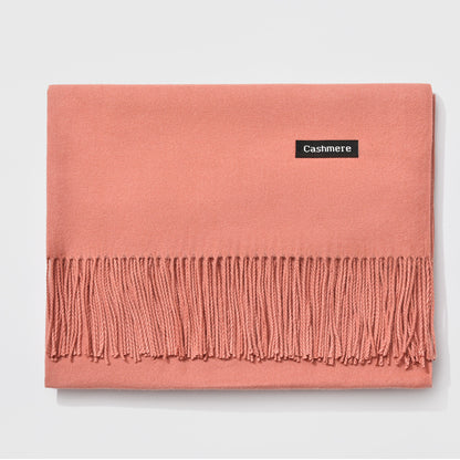 And Winter New Ladies Shawl Monochrome Cashmere Variety Warm Classic Scarf Scarf Scarf Limorista