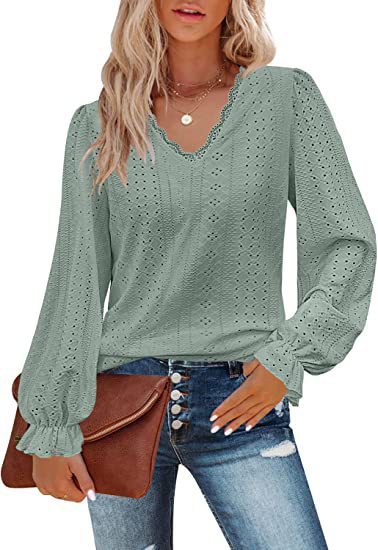 European And American Style Women V-neck T-shirt Limorista