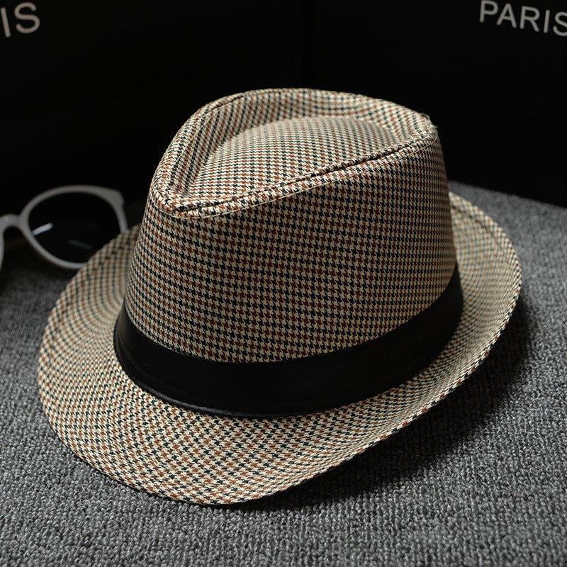 British Houndstooth European And American Sun Hats For Men Limorista