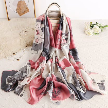 Lightweight And Smooth Sun Protection Scarf Limorista