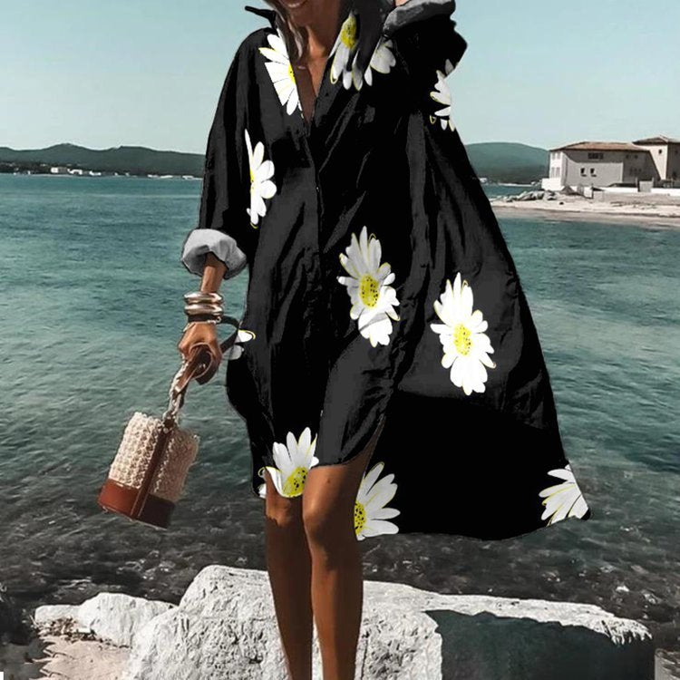Fashion Print Temperament Loose And Comfortable Dress Limorista