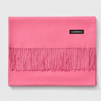 And Winter New Ladies Shawl Monochrome Cashmere Variety Warm Classic Scarf Scarf Scarf Limorista