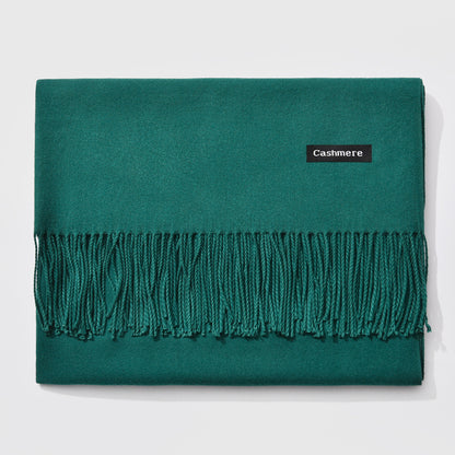 And Winter New Ladies Shawl Monochrome Cashmere Variety Warm Classic Scarf Scarf Scarf Limorista