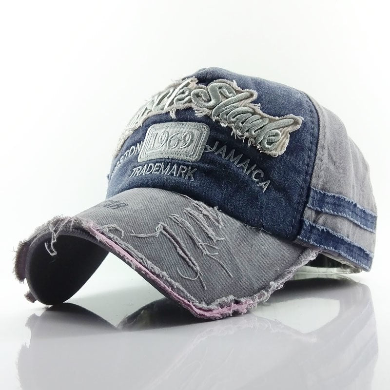 Old worn-out baseball cap 1969 letter hat Limorista