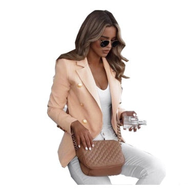 Small solid color suit, feminine jacket Limorista