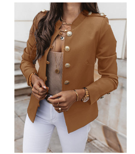 Long-sleeved Slim-breasted Small Blazer Limorista