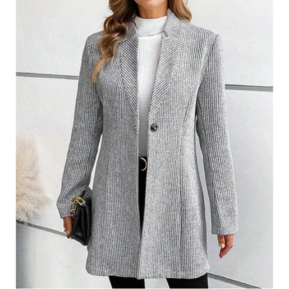 FallWinter Slim Jacquard Stitching Temperament Commute Women&