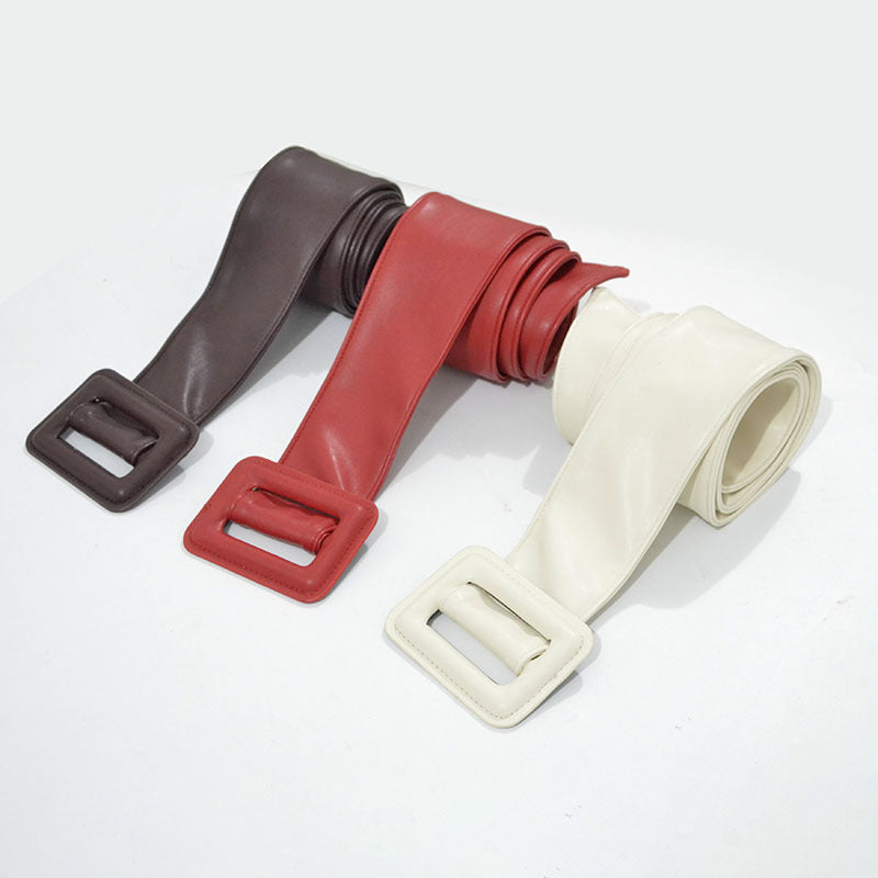 Sheepskin wide belt women Limorista