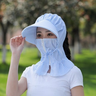 Sun protection hat female cover face summer Limorista