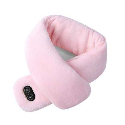 Women Men Soft Temperature Control Pain Relief Cervical Massage Shoulder Neck Wrap USB Heated Scarf Shawl Washable Winter Warm Limorista