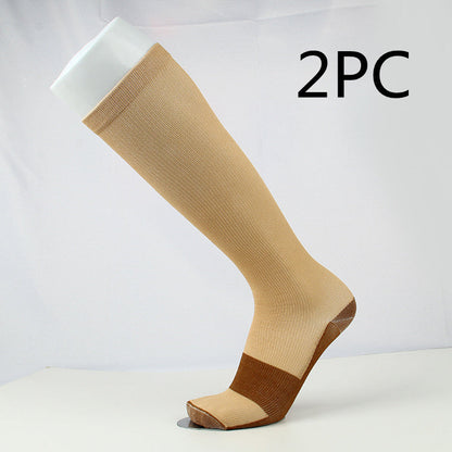 Copper Fiber Long Tube Compression Socks Limorista