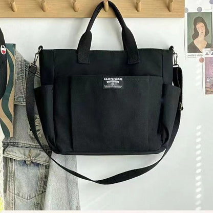 Large Capacity Shoulder Canvas Bag, Commuting Hand Bag Limorista