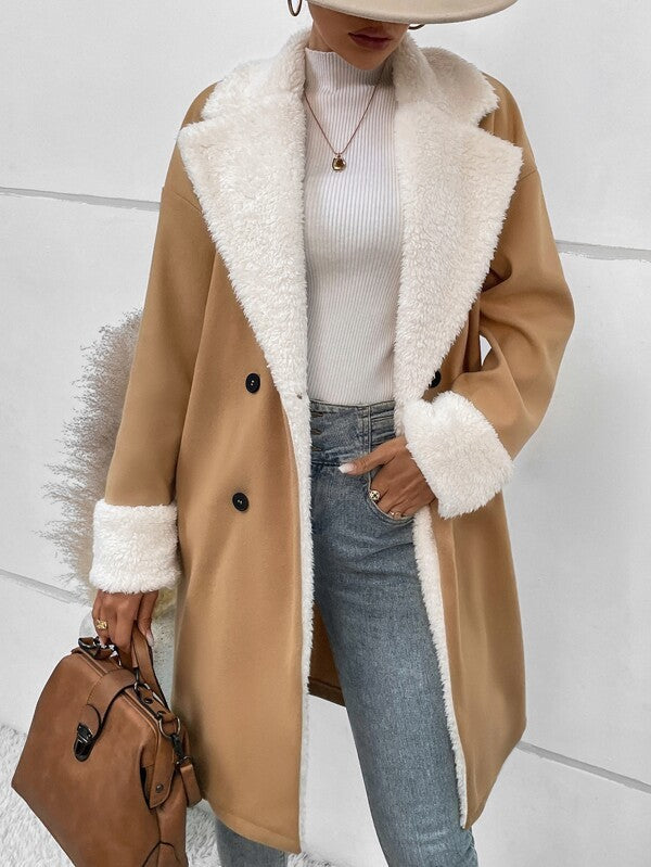 Leisure Commute Woolen Coat For Women Limorista