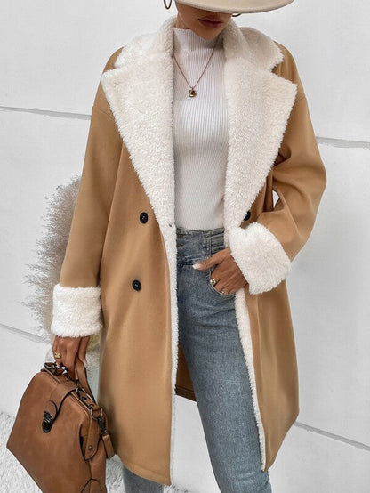 Leisure Commute Woolen Coat For Women Limorista