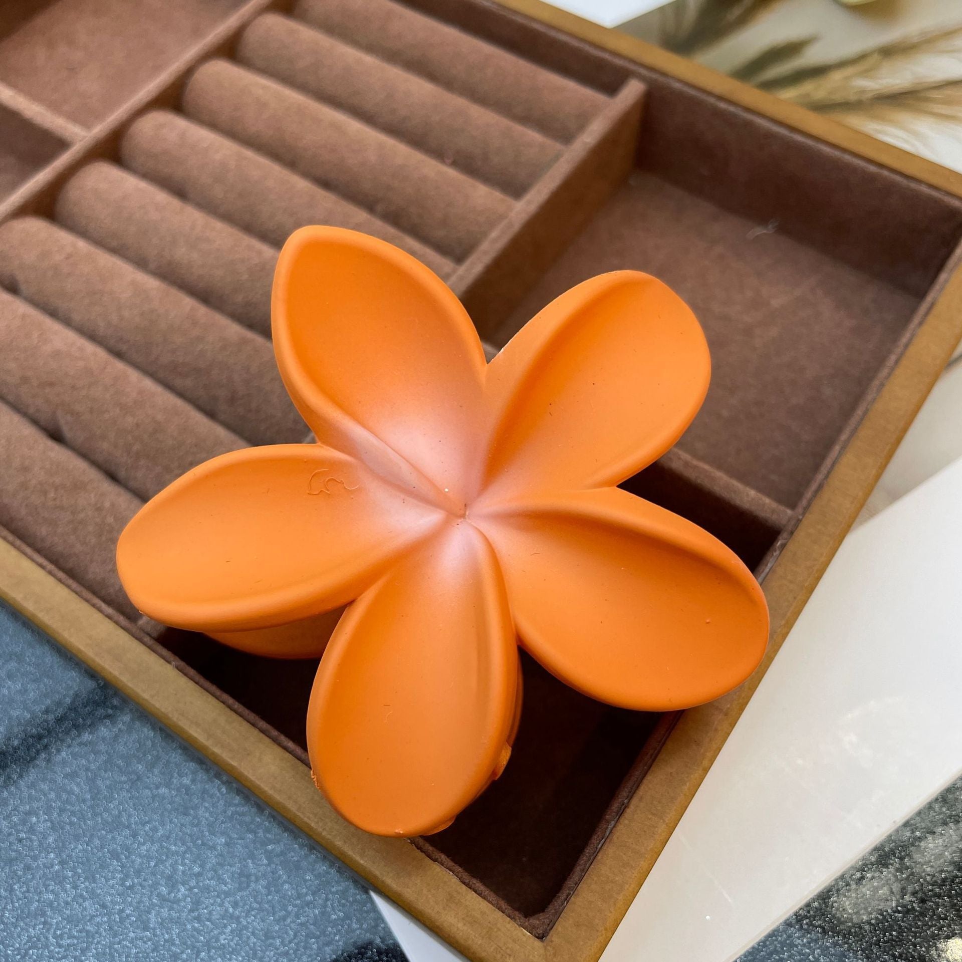 Flower Barrettes Women&