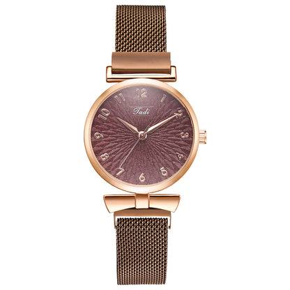 Fashion Mesh Strap Ladies Quartz Watch Limorista