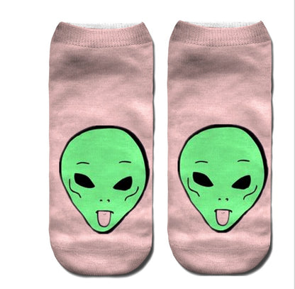 Popular Funny Unisex Short Socks 3D Cat Printed Anklet Socks Casual Socks Limorista