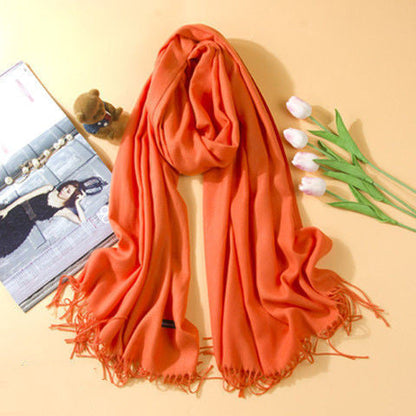 Fashion Cashmere Dual-use Shawl Warm Scarf Limorista