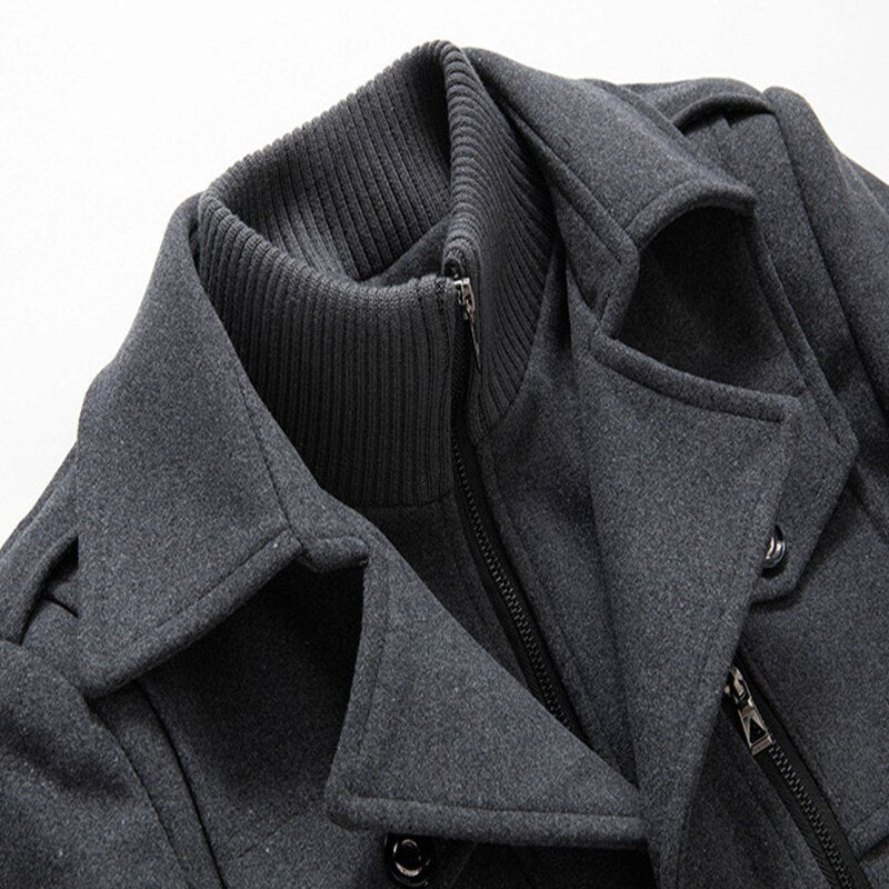 Cold-resistant plus cotton woolen men&