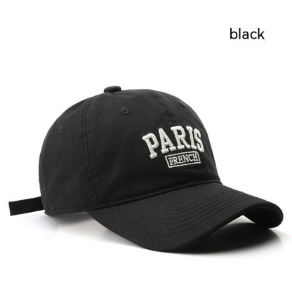 Personalized Washed Letter Embroidered Duckbill Hat Limorista