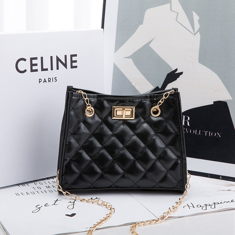 Mini Chain Shoulder Bags Rhombus Sewing Small Square Bags For Women Limorista
