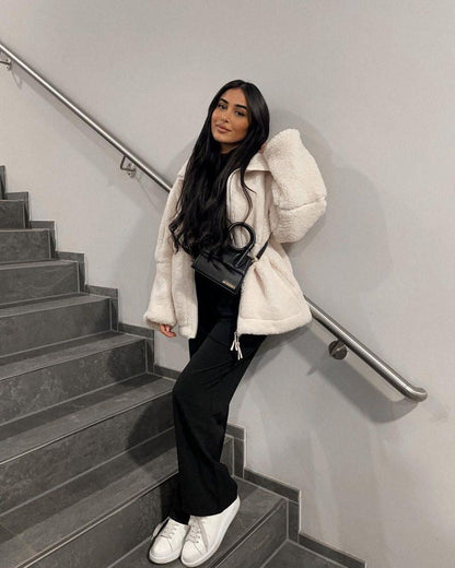 New Fashion Loose Anti-cashmere Personal Leisure Outdoor Zipper Jacket Limorista