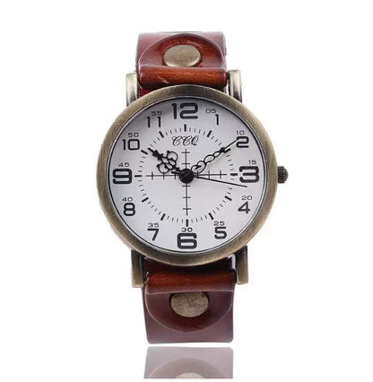 Belt Retro Neutral Watch European And American Digital Women&