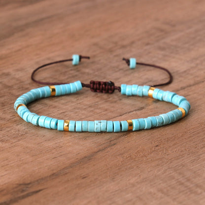 Spacer Beads Beaded Weave Bracelet Women&