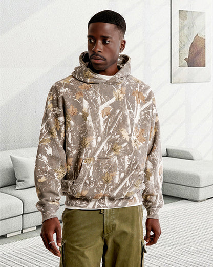 European And American Hoodie Fashion Loose-fitting Hoodie 3D Long Sleeve Retro Tie-dye Baseball Outfit Limorista