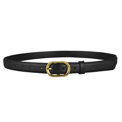 Trendy Unique Jeans All-match Decorative Thin Belt Limorista
