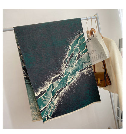 Style Double-sided Thickened Warm Scarf Limorista