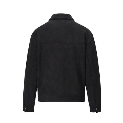Vintage Solid Deerskin Multi-Pocket Zip Jacket Limorista