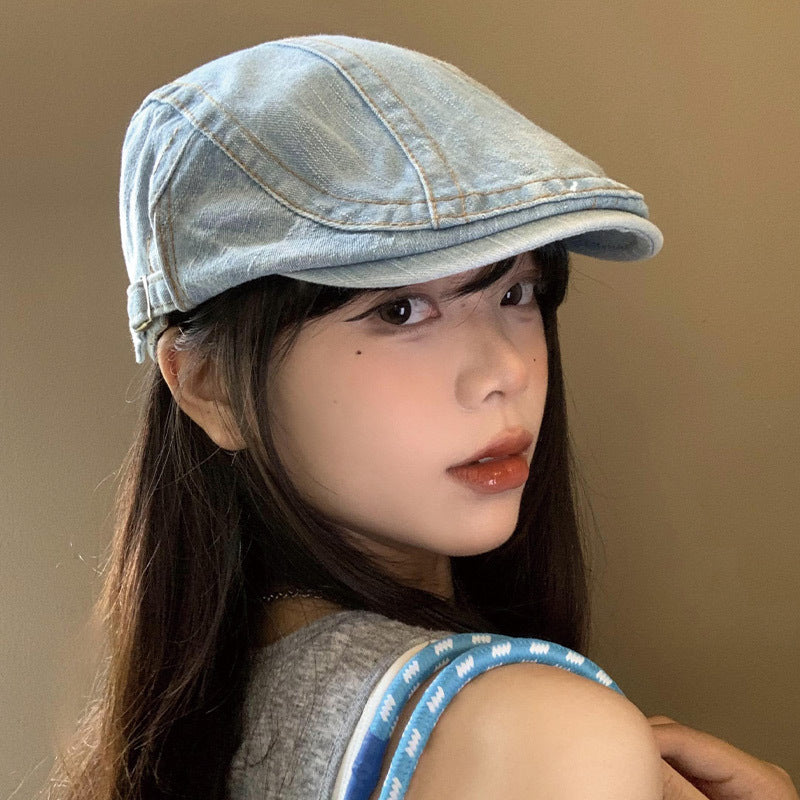 Washed Denim Advance Hats Women&