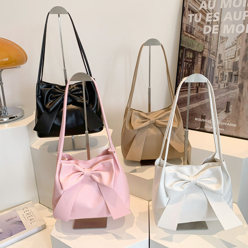 Bow Large Capacity Tote Handbag Limorista