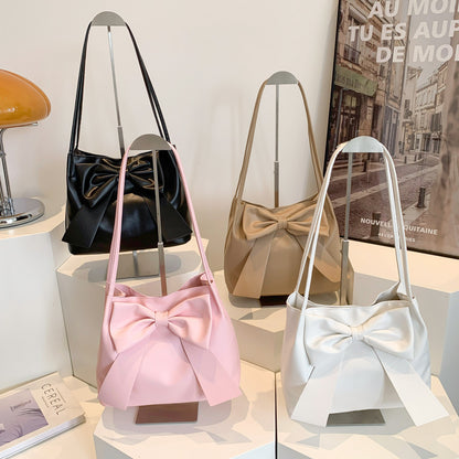 Bow Large Capacity Tote Handbag Limorista