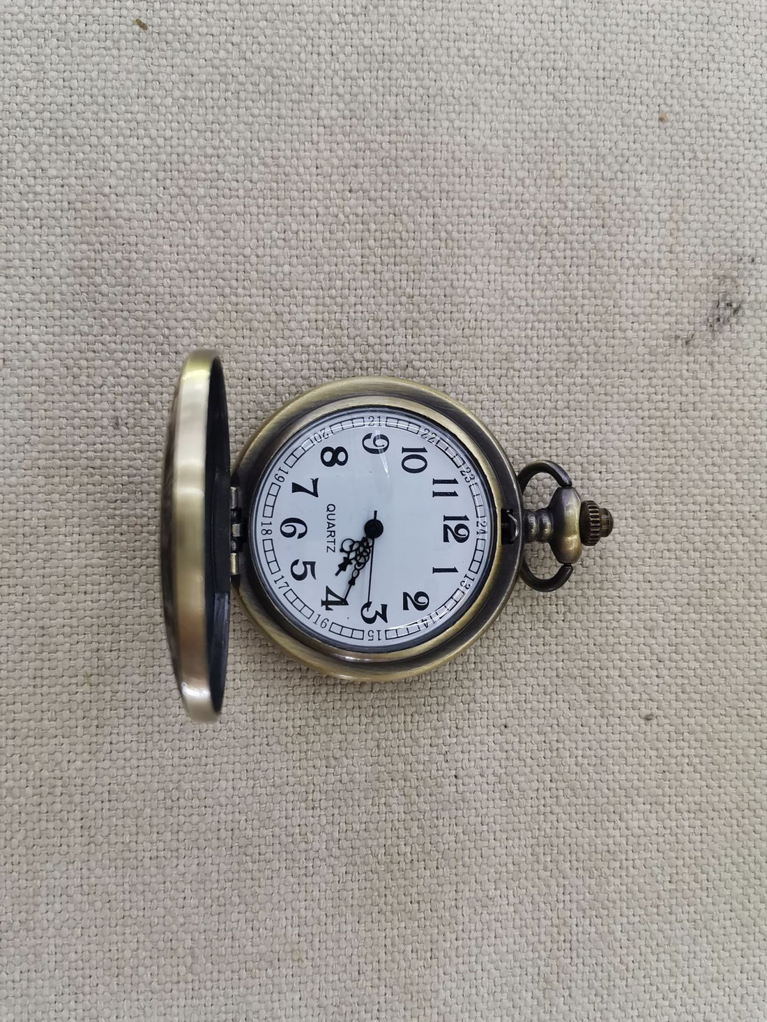 Peony Hollow Pocket Watch Necklace Vintage Ornament Limorista
