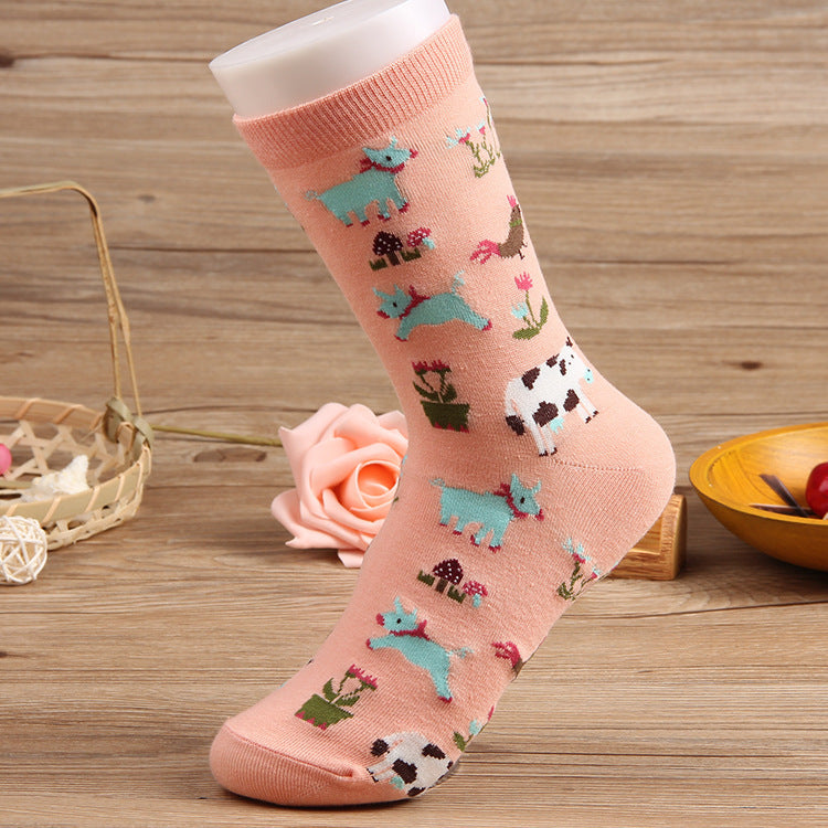 Popular Personality Korean Cotton Socks Limorista
