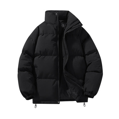 Cotton-padded Coat Stand Collar Cotton-padded Jacket Couple Wear Warm Limorista