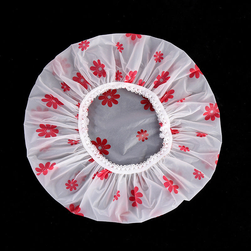 Thicken Waterproof Printed Lace Enlarged Shower Limorista