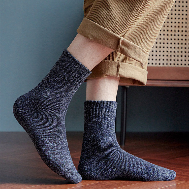 Winter Plush Thickened Warm Socks Middle Barrel Limorista