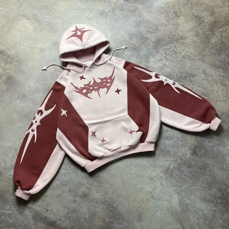 Fashionable Autumn Printed Pullover Hoodie Limorista