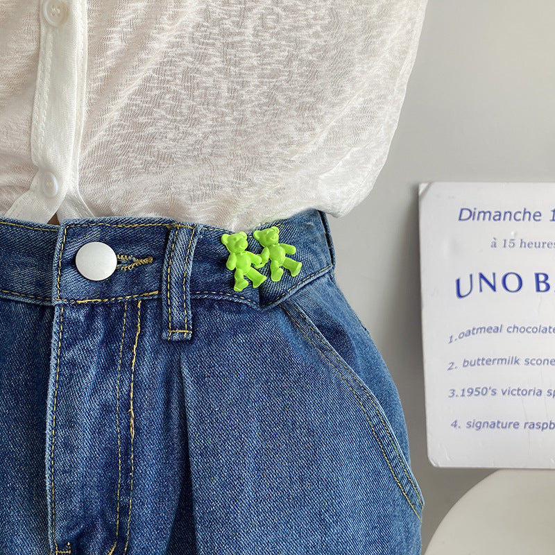 Belt Female Ornament With Jeans Change Size Lazy Wild Bear Waist-tight Artifact Invisible Belt Limorista