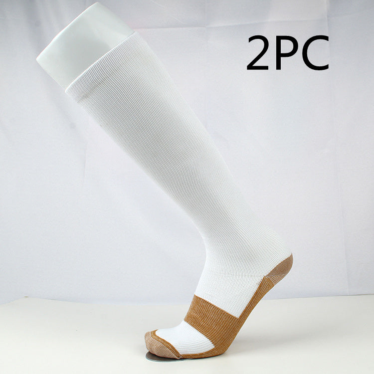 Copper Fiber Long Tube Compression Socks Limorista