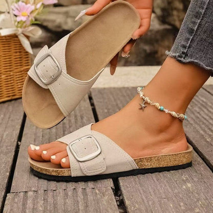 Summer New European And American Fashion Belt Buckle Open Toe Sandals Women Limorista
