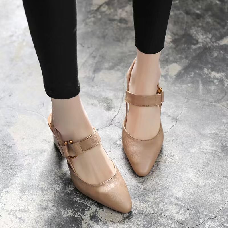 New Spring And Summer Thick High Heel Women&